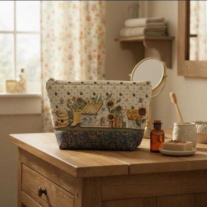 Imagem 1 - Necessaire Triangular em Patchwork