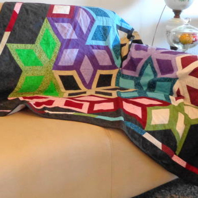 Imagem 1 - Manta em Patchwork - Mtpat1