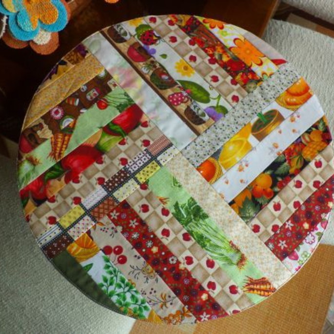 Imagem 1 - Sousplat Patchwork