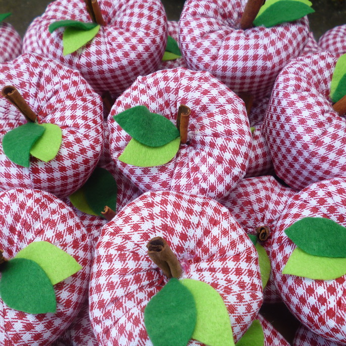 Imagem 4 - Maçãs Patchwork com tag