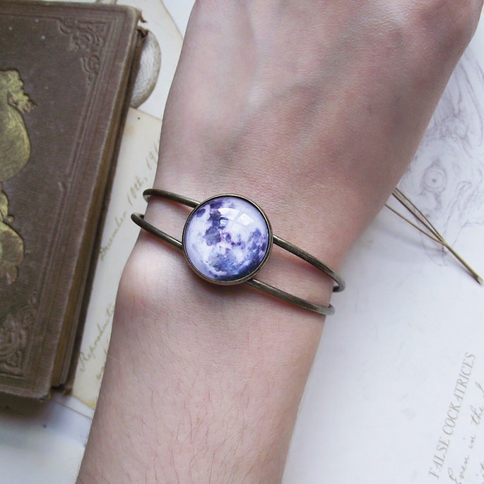 Imagem 4 - Pulseira Lua Cheia - Ouro Velho