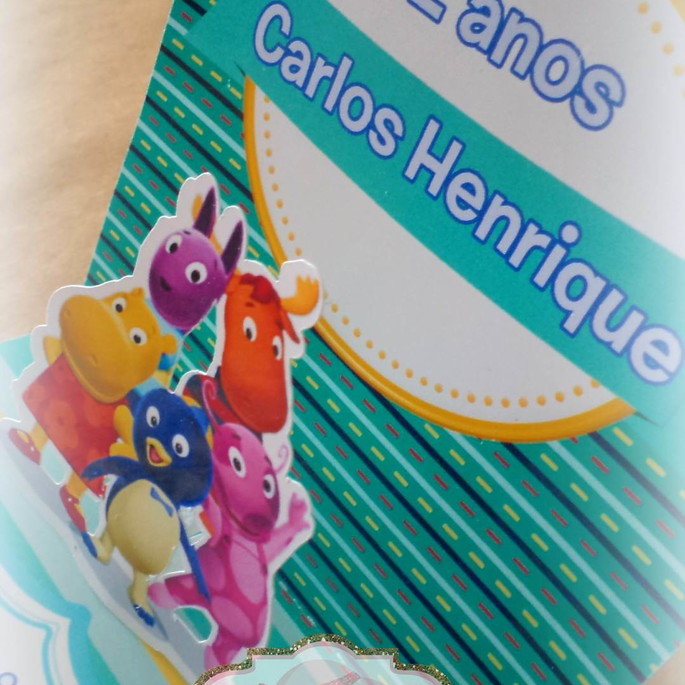 Imagem 1 - Convite Backyardigans 3D