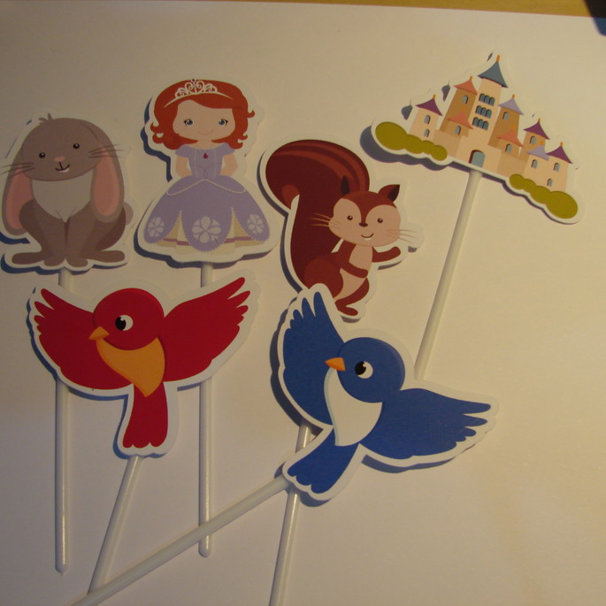 Imagem 2 - topper princesa sofia