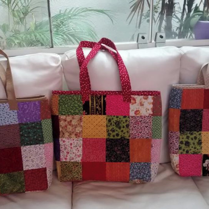 Imagem 1 - Bolsas Patchwork