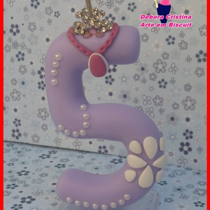 Imagem 1 - vela do princesia sofia