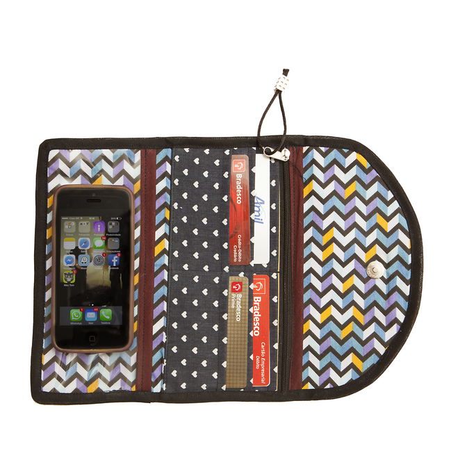 Imagem 1 - carteira com porta celular