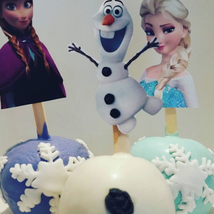 Imagem 1 - Maçã Coberta com Chocolate Frozen