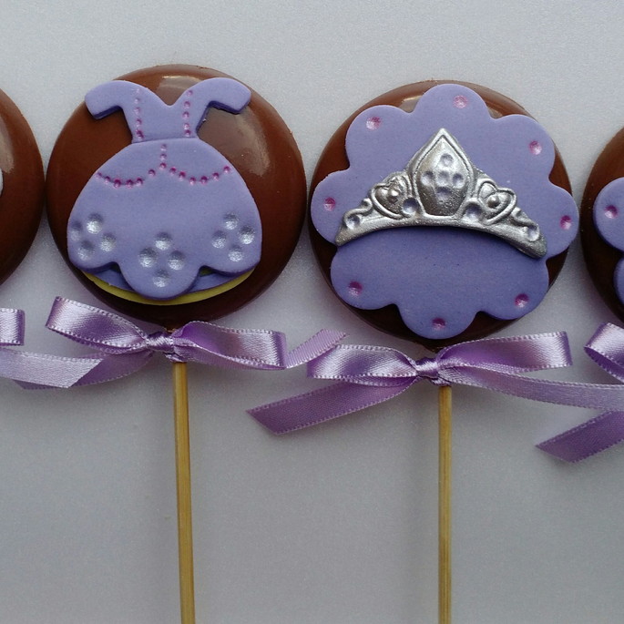 Imagem 1 - Pirulito Princesa Sofia