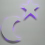 Imagem 4 - Lua com led estrela com led kit 2 pc