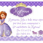 Imagem 1 - Convite - Tema Princesa Sofia