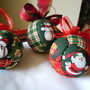 Imagem 1 - bolas de natal em patchwork
