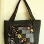 Imagem 2 - Bolsa Patchwork PRETA