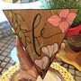 Imagem 2 - Placa triangular - "Fé"