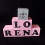 Imagem 2 - Cubo com Nome Lorena