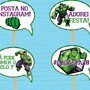 Imagem 1 - Kit Plaquinhas Hulk