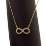 Imagem 3 - Colar com Infinito, com Strass,banhado a Ouro.