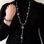 Imagem 1 - Colar com Pulseira Roxo com Lilás