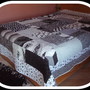 Imagem 1 - COLCHA PATCHWORK - PRETO E BRANCO