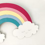 Imagem 4 - Kit Arco Íris com Led e Nuvem com Led - Quarto Menina