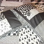 Imagem 4 - COLCHA PATCHWORK - PRETO E BRANCO