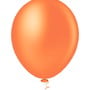 Imagem 1 - BALÃO REDONDO LISO 9 POLEGADAS LARANJA - 6 UNIDADES
