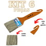 Imagem 1 - Trincha / Pincel 696 2 Polegadas Kit 06 Peças