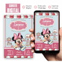 Imagem 1 - Convite Digital Minnie Confeitaria Rosa