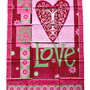 Imagem 1 - Tecido Importado Patchwork - Painel Love