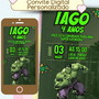 Imagem 1 - Convite Digital Tema Hulk