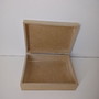 Imagem 1 - Caixa Retangular Lisa com Dobradiça 24x12x7 mdf Madeira