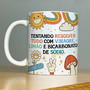 Imagem 1 - Caneca Tentando Resolver Td com Vinagre, Limão e Bicarbonato