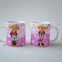Imagem 1 - Caneca Porcelana Minnie Mouse com Café e sem Café 325ml