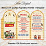 Imagem 1 - Menu Triangular com Agradecimento Digital Toy Story