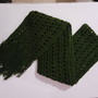 Imagem 4 - Cachecol de Crochê Verde