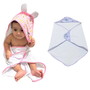 Imagem 2 - Kit 2 Toalha de Banho Bebê com Capuz com e sem Orelhas