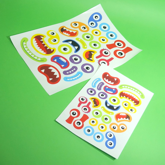 Folha A5 com Adesivos de Olhos e Boca Amoí Design Elo7 Adesivos De Boca Onde Comprar ~ Folha A5 com Adesivos de Olhos e Boca Amoí Design Elo7