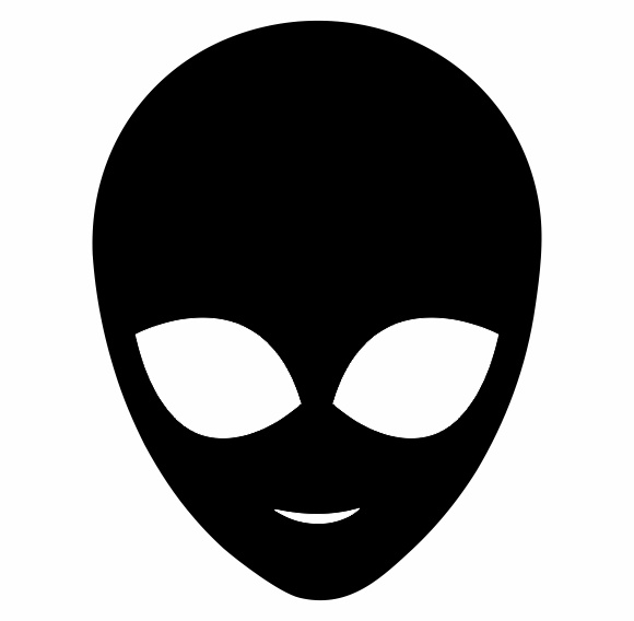Adesivo Alien Alienígena no Elo7  Rodrigo Pereira (6B35F8)