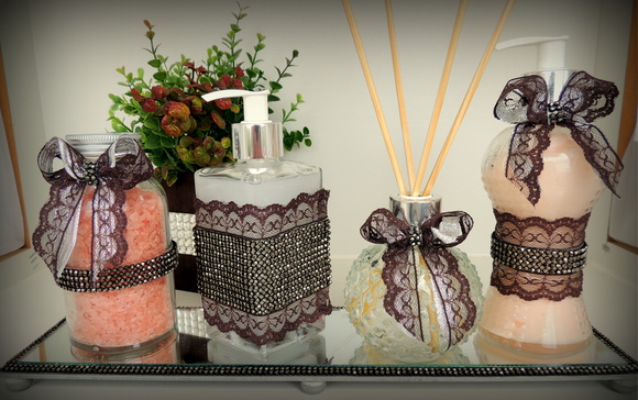 Bandeja decoração banheiro Amanda Klüppel Atelie Elo7 -> Decoracao De Banheiro Com Tecido Adesivo Bandeja decoração banheiro Amanda Klüppel Atelie Elo7 -> Decoracao De Banheiro Com Tecido Adesivo