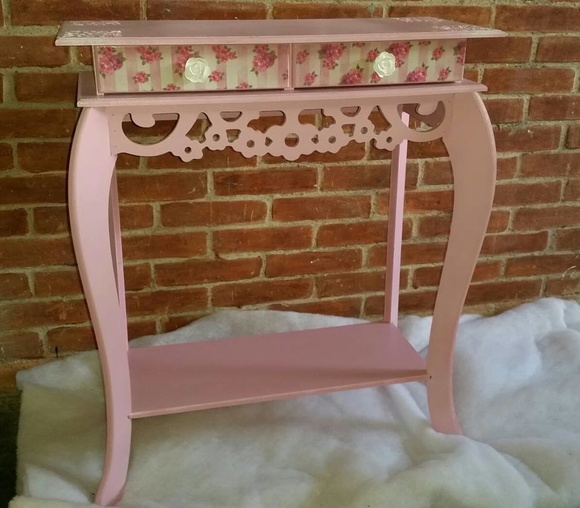 APARADOR ROSA MIL ARTESANATOS DECORA u00c7ÃO E FESTAS Elo7 Armario Barato Valencia ~ APARADOR ROSA MIL ARTESANATOS DECORA u00c7ÃO E FESTAS Elo7