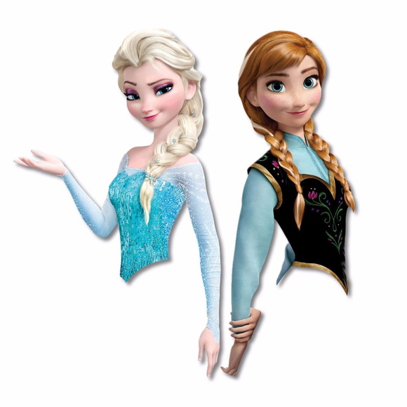 25 apliques frozen ana e elsa 10 cm elo7