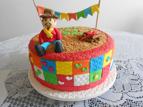 Bolo Colorido Elo7 Enfeite De Torta ~ Bolo Colorido Elo7