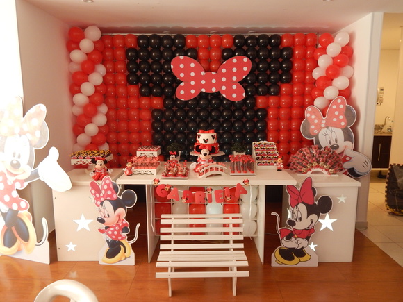 Decoração clean minnie vermelha painel Clean Decoração Elo7 Decoração clean minnie vermelha painel Clean Decoração Elo7
