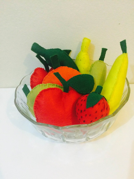 Enfeite de mesa frutas em feltro Tia Taninha Elo7 Enfeite De Frutas ~ Enfeite de mesa frutas em feltro Tia Taninha Elo7