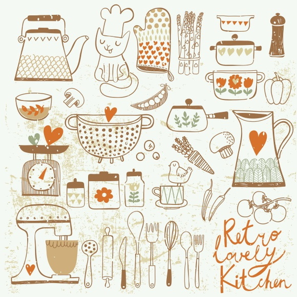 Papel de Parede adesivo Vintage Kitchen Colou Adesivos Aparador Para Tampo De Vidro ~ Papel de Parede adesivo Vintage Kitchen Colou Adesivos