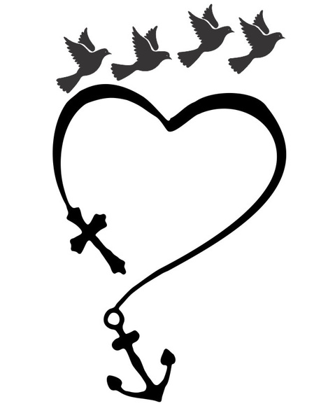 Adesivo decorativo terço em Coraç u00e3o Paz no Elo7 Armario Planejado Para Quarto Casal Pequeno ~ Adesivo decorativo terço em Coraç u00e3o Paz no Elo7