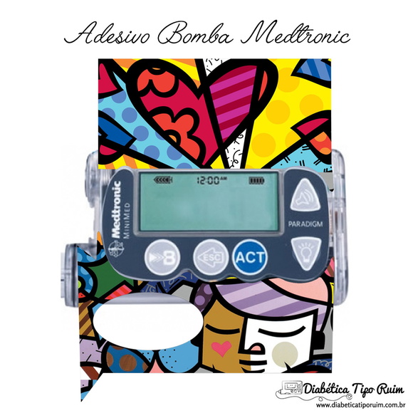 Adesivo Skin Romero Medtronic MiniMed Adesivos p bomba de insulina! Elo7 Adesivo De Espelho Parede ~ Adesivo Skin Romero Medtronic MiniMed Adesivos p bomba de insulina! Elo7