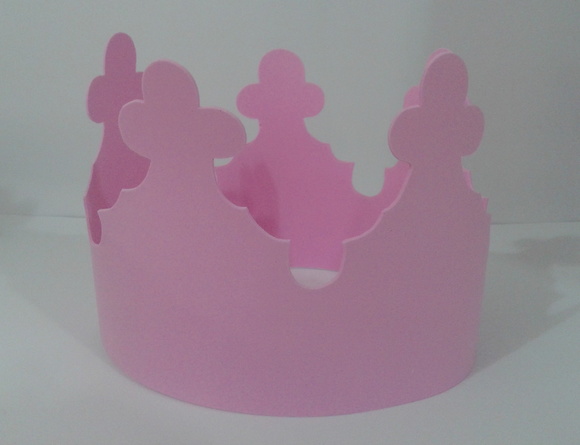 Coroa em EVA - Rosa no Elo7 | Pacotinho de Amor (85414E)