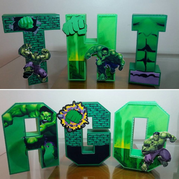 letras decoradas hulk letras 3d hulk elo7 letras decoradas hulk letras 3d hulk elo7
