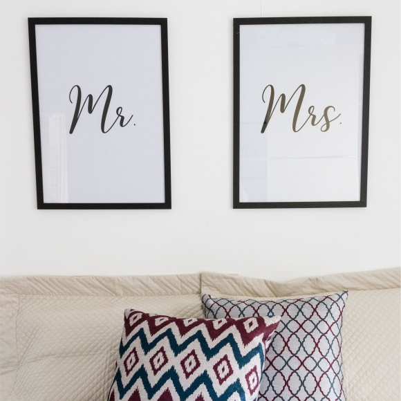 quadros quarto casal mr