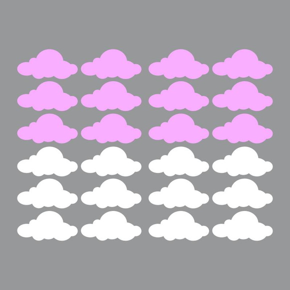 Adesivo de Parede Cartela Nuvens ARTM decoraç u00e3o criativa Elo7 Aparador Barba E Corpo ~ Adesivo de Parede Cartela Nuvens ARTM decoraç u00e3o criativa Elo7